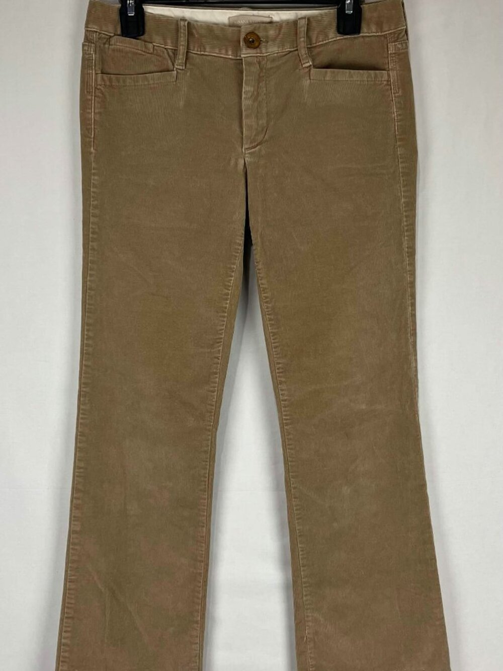 GUC Banana Republic Brown Corduroy Pants Womens Bootcut Stretch Trouser Size 26